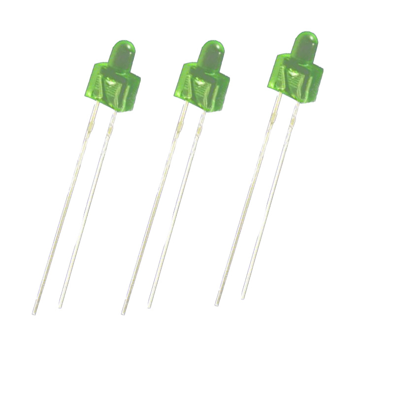 ledF2奶嘴型绿发绿灯珠长脚_发光二极管_红外接收管_红外